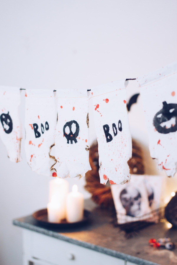 Last Minute DIY Halloween Dekoration ☠ mit Tempo Taschentüchern. - titatoni  Blog - DIY - Food 
