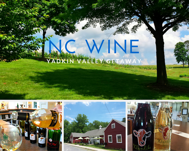 NC Wine Getaway on HinesSightBlog; perfect for a girl's getaway. Yadkin Valley Wine Region. 