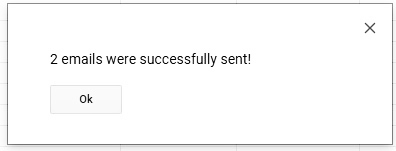 Emails Were Sent Successfully Emails Were Sent Successfully