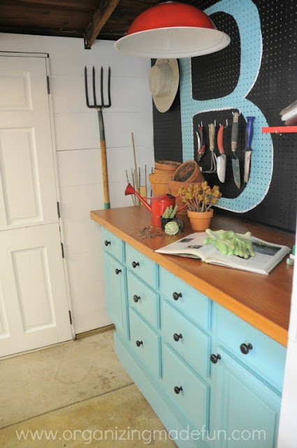 Potting Shed of Organizing Made Fun's home tour Potting Shed of Organizing Made Fun's home tour
