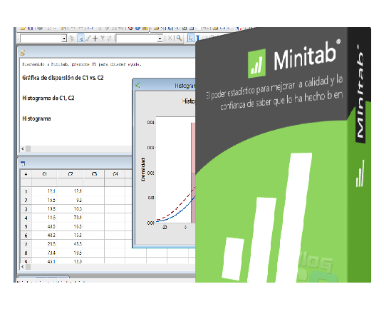 minitab 18 display data