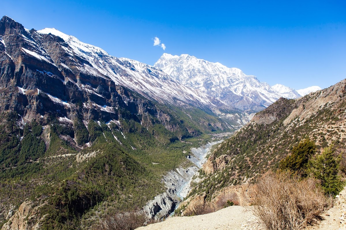 200км по красно-белым черточкам.. Around Annapurna. март-апрель 2017
