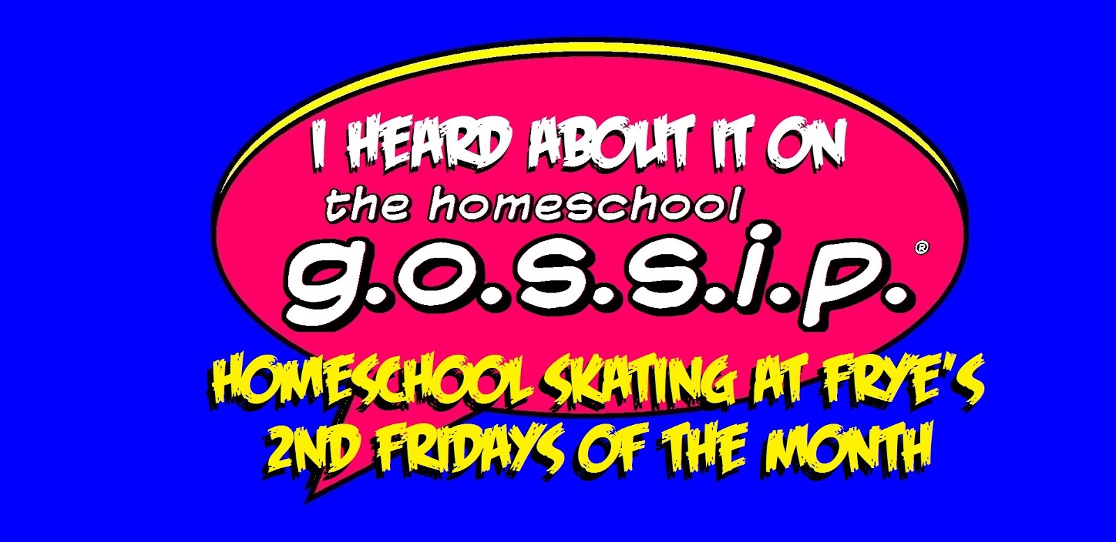 The Homeschool Gossip Homeschool Skate this Friday and other