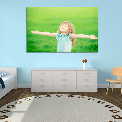 Girl Picture On Canvas 