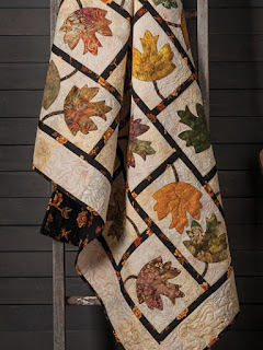  Falling leaves quilt pattern