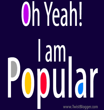 Yeah! I am Popular
