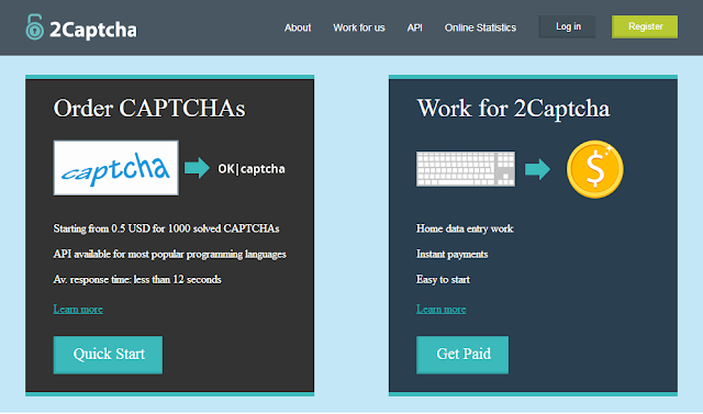 2Captcha Kerja Resolve (Captcha)