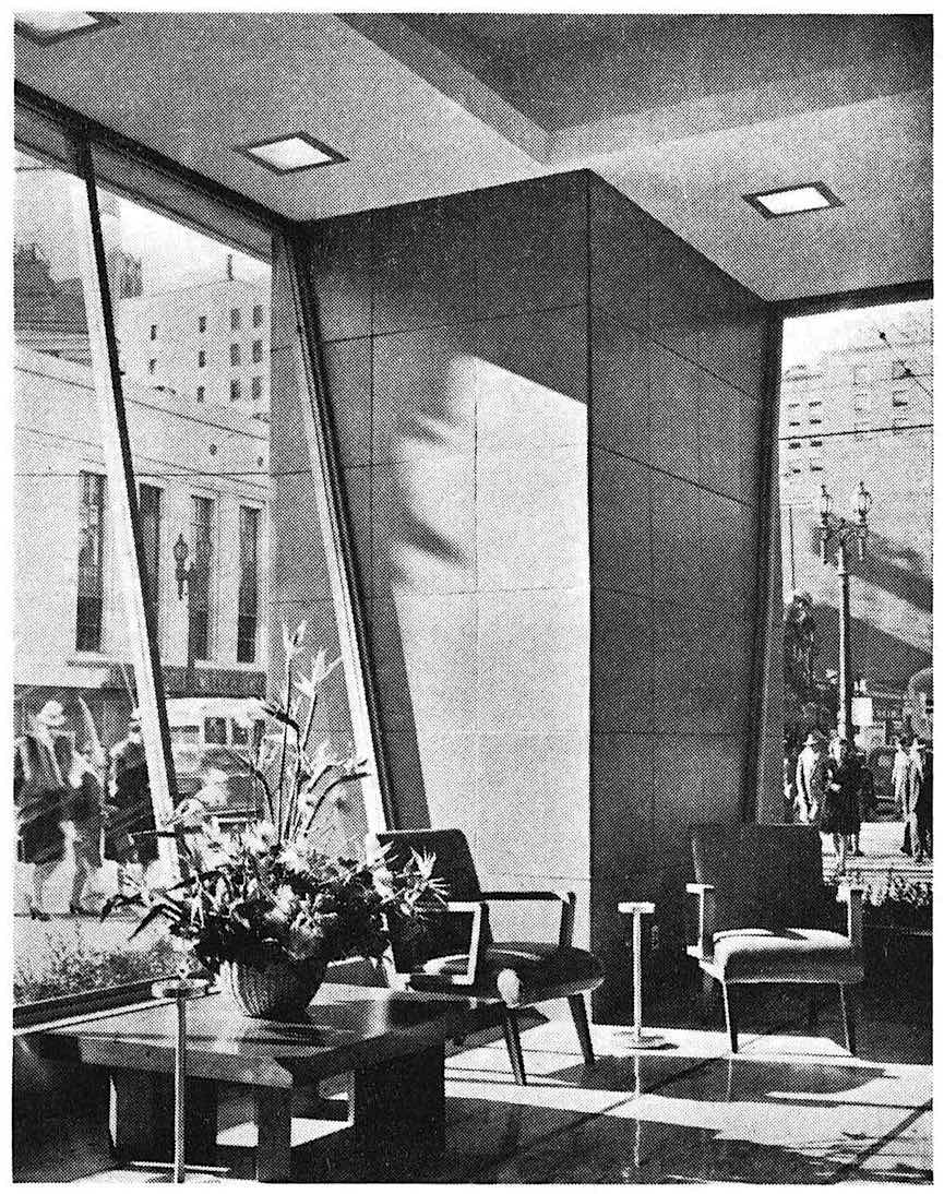 1950 photograph of a 1950 bank interior