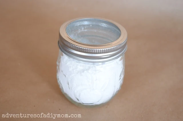 mason jar powdered sugar shaker