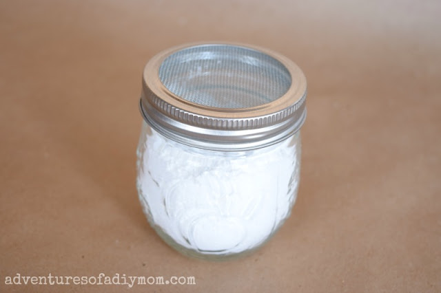 mason jar powdered sugar shaker