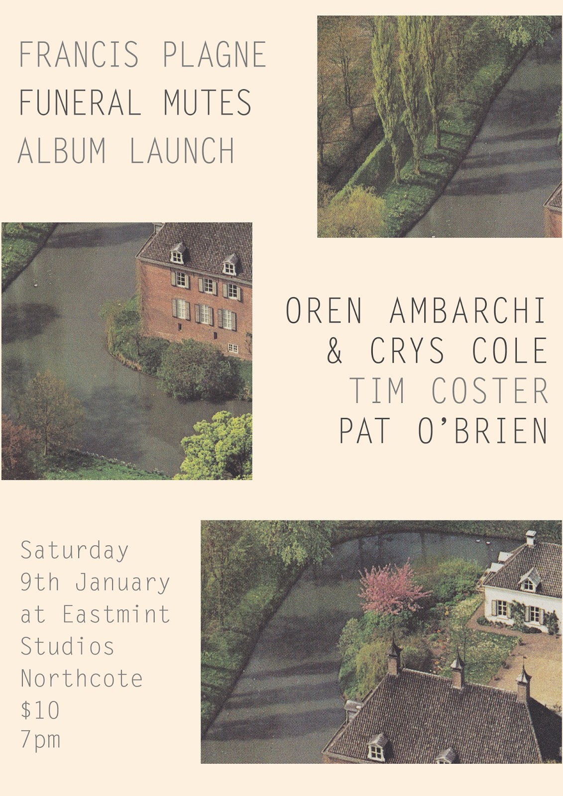 Francis Plagne Funeral Mutes Album Launch 9th of January 2016