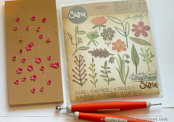 Layers of ink - Sparkly Tropical Beach Tutorial by Anna-Karin Evaldsson