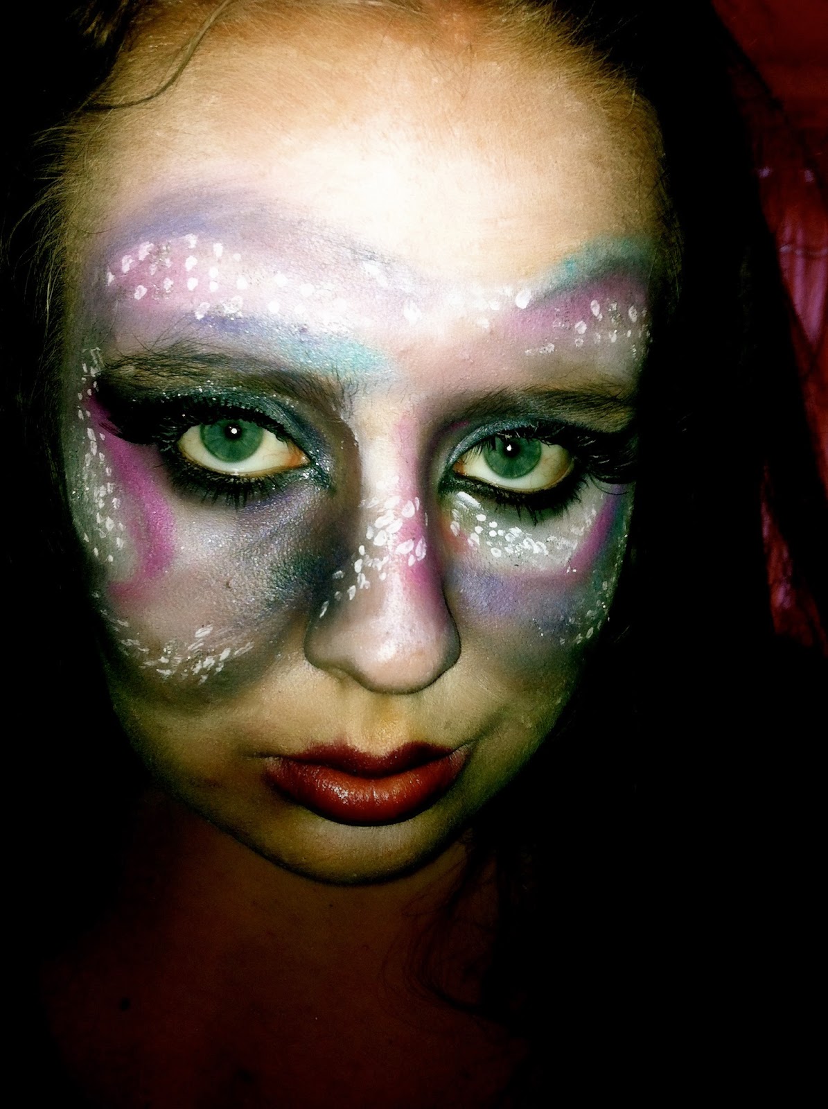 Beauty Is A Creation of Art: Galaxy/Space Makeup Look