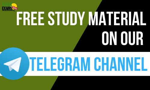 Free Study Material on Our Telegram Channel