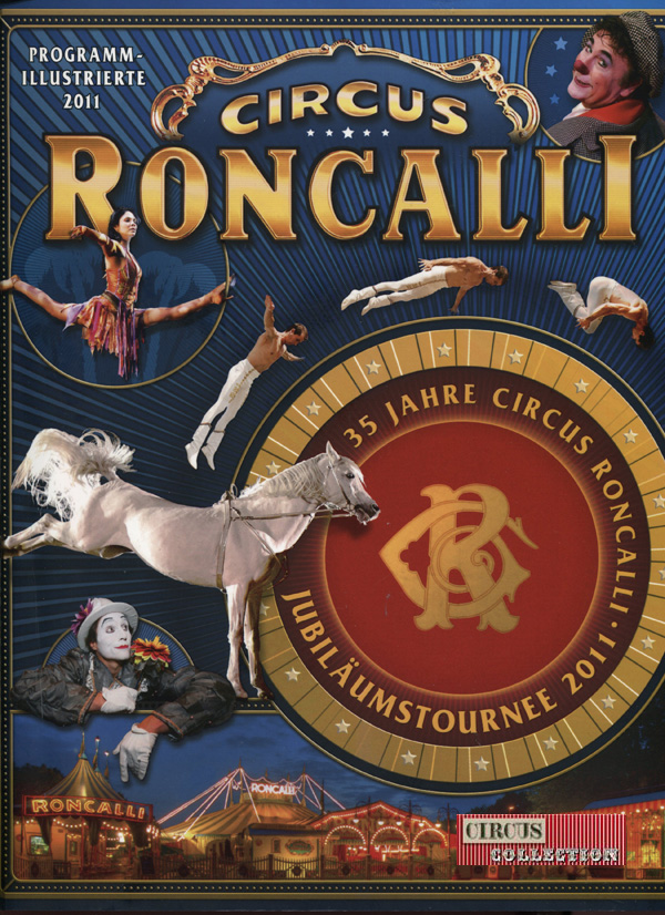 Circus -Collection: Circus Roncalli 2011, affiche, programmes ...