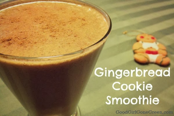 Thanksgiving Round-Up: Gingerbread Cookie Smoothie by Good Girl Gone Green