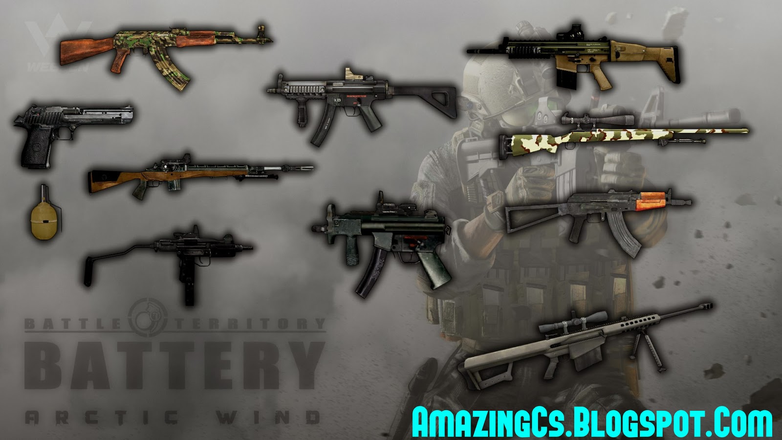 Battle Territory Battery Weapons Pack AmAzInG Cs