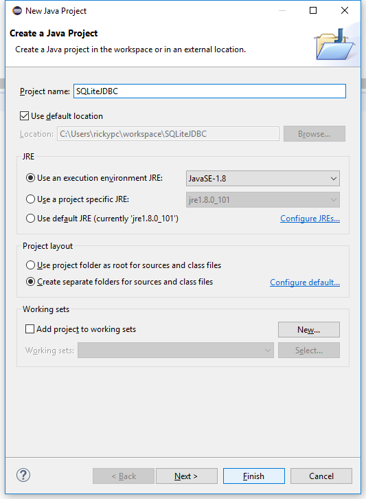how to install sqlite in eclipse