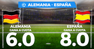 Paston Megacuota: Amistoso Internacional Alemania vs España 23 marzo Paston Megacuota: Amistoso Internacional Alemania vs España 23 marzo