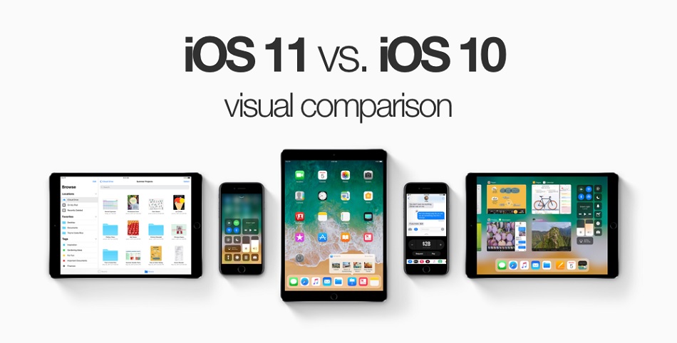 Apple iOS 11 vs. iOS 10 Comparison Apple iOS 11 vs. iOS 10 Comparison