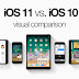 iOS 11 vs iOS 10: Visual Differences and Comparison with Screenshots