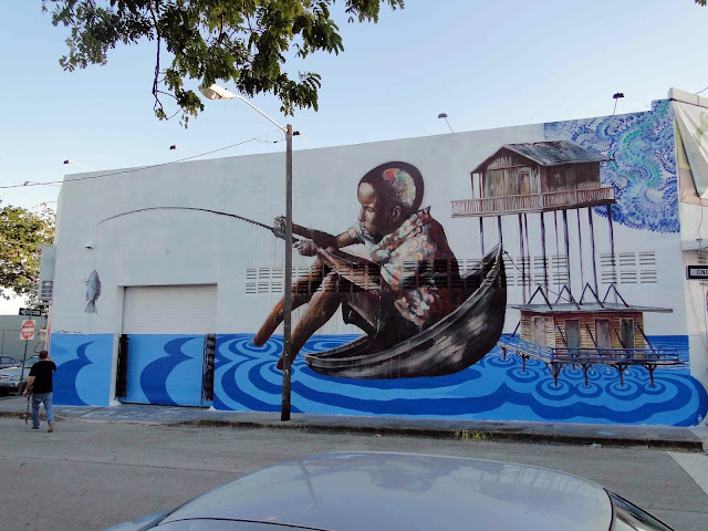 Street Art By Australian Artist Fintan Magee For Art Basel 2013 in Wywnood, Miami. 1
