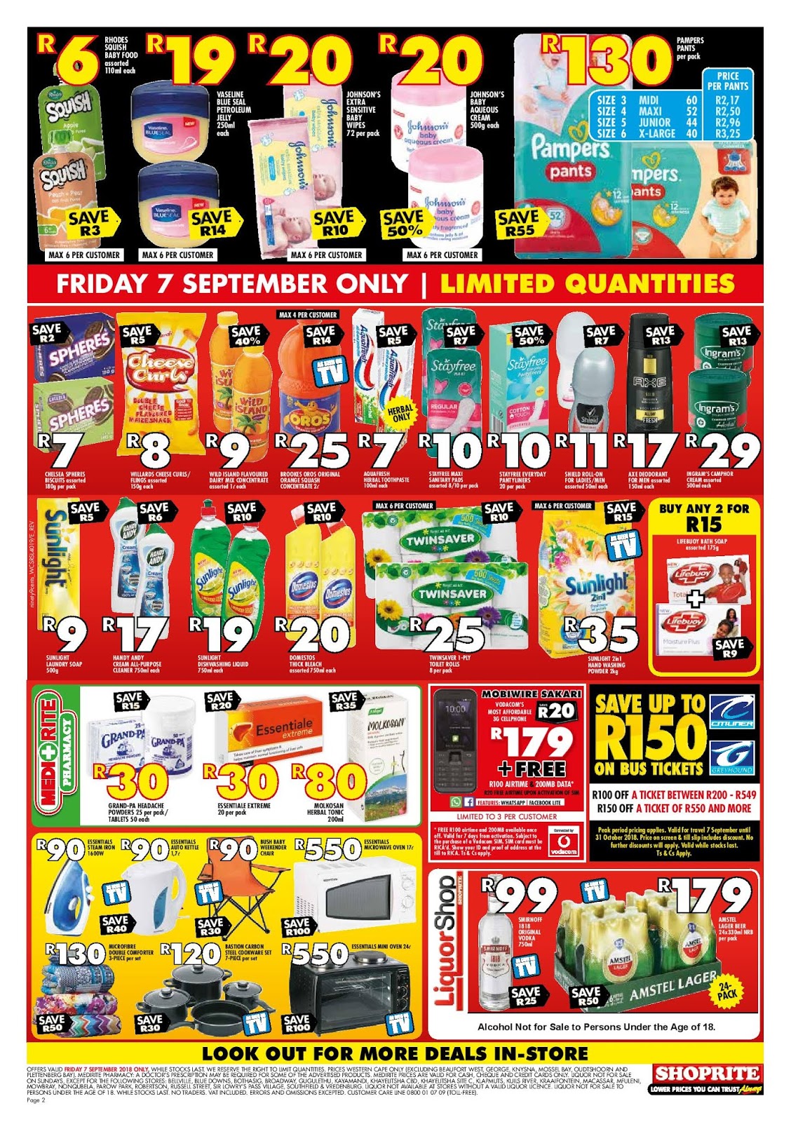 Shoprite Liquor Specials Western Cape