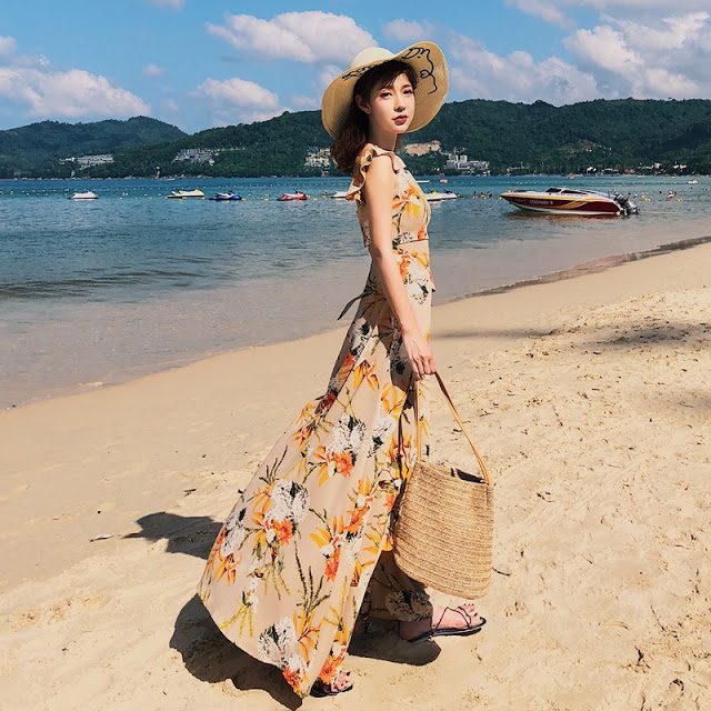 Cửa hàng bán váy maxi đi biển ở Liễu Giai Cua hang ban vay maxi di bien o Lieu Giai