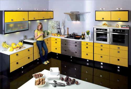Rumahku Syurgaku Dekorasi Kabinet Dapur Berwarna Kuning Dekorasi Kabinet Dapur Berwarna Kuning