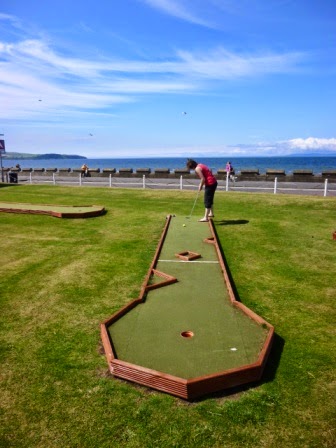 Crazy Golf course on Ayr seafront