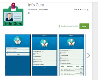 hanya sebatas ingin memberitahukan kepada bapak dan ibu guru yg ingin mengetahui tentan Download Aplikasi Cek Info GTK 2018 Versi Android