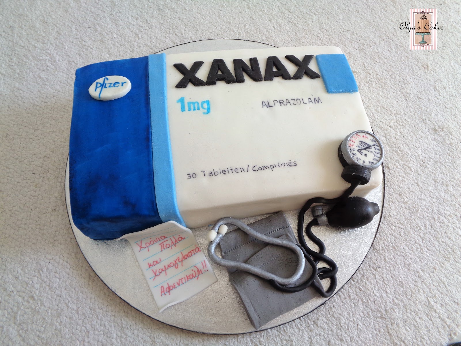 Olga's Art Blog Xanax Cake