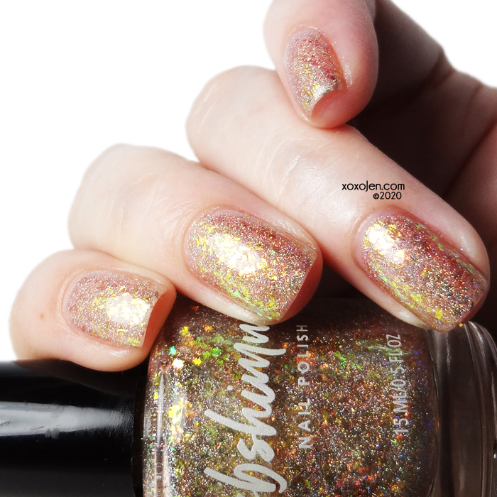xoxoJen's swatch of KBShimmer A Love-Heat Relationship