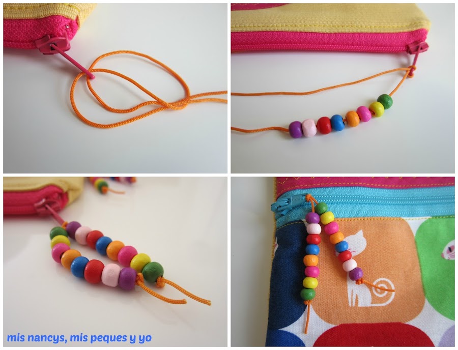 mis nancys, mis peques y yo, tutorial estuche escolar, colgante cremallera