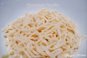 Homemade Pan Mee (Board Noodles)