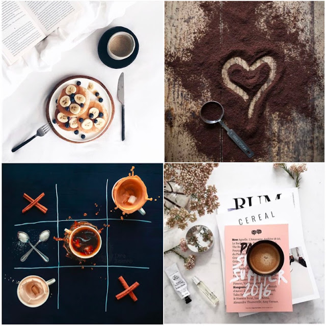 coffee flatlay