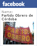 Partido Obrero de Córdoba en Facebook: