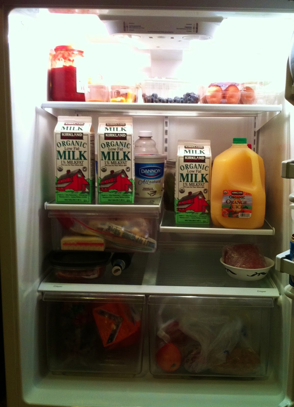 mamahall this week's menu + a peek inside my fridge