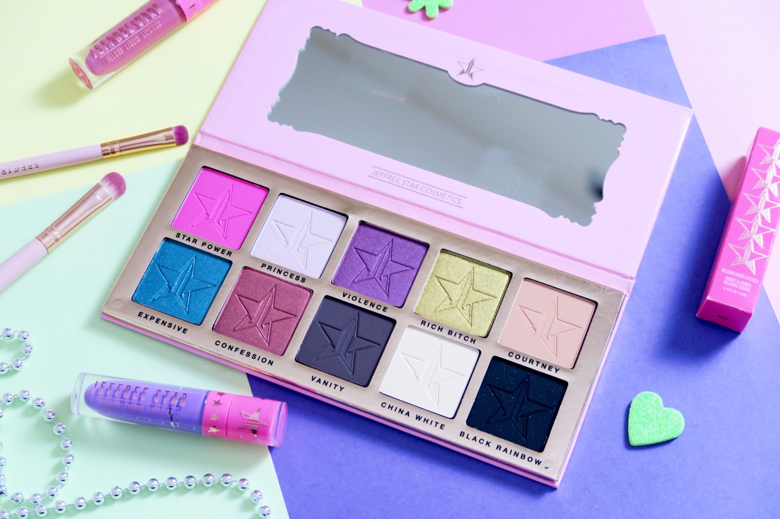 Jeffree Star Beauty Killer Palette An image of the Jeffree Star Beauty Killer Palette