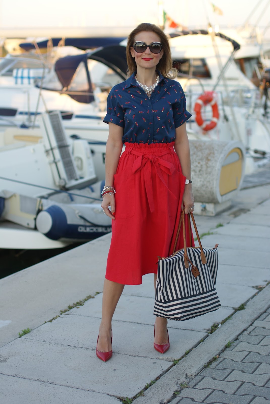 Roberta Pieri: Robertina bag for my summer holiday style | Fashion and ...