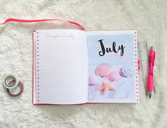 Plan With Me July 2018 Bullet Journal Setup