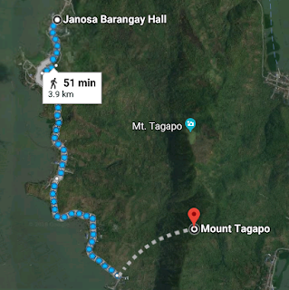 trail going to Mt. Tagapo