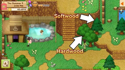 How to Get Hardwood Lumber Harvest Moon: Light of Hope