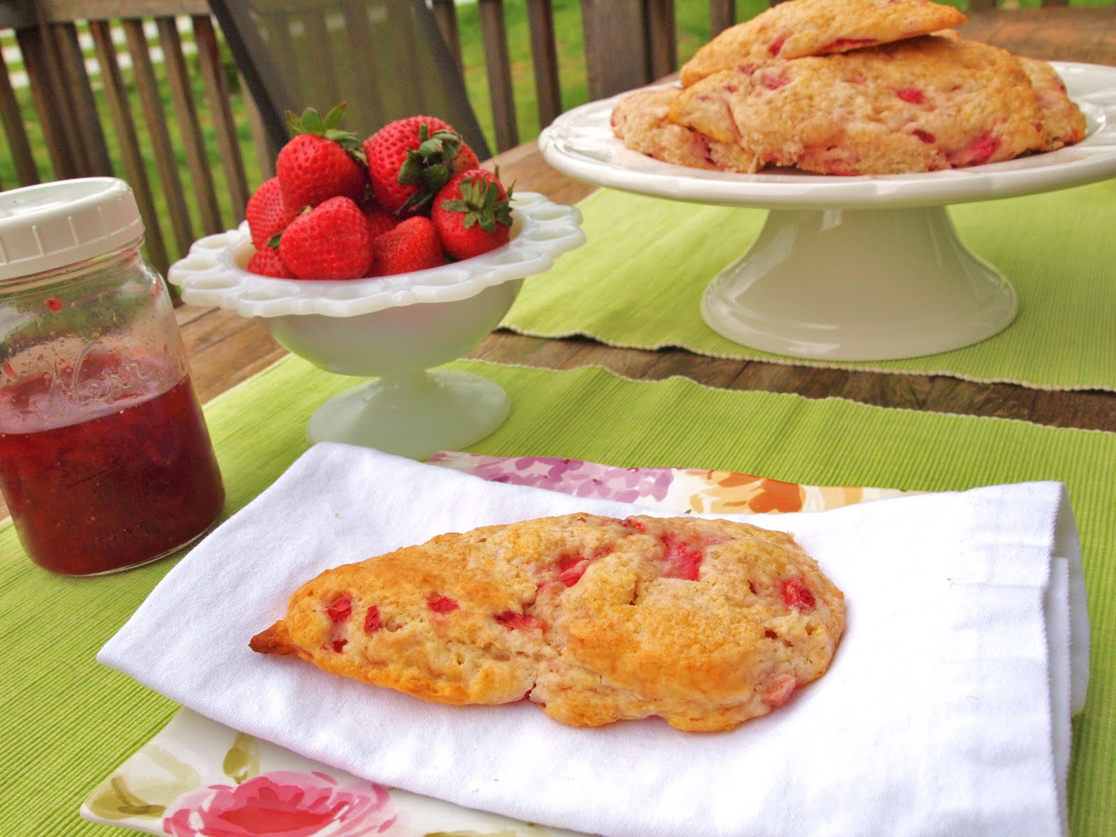 The Alchemist Strawberry Cream Scones