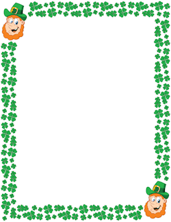 St Patrick's day 2018 clip art borders St Patrick's day 2018 clip art borders