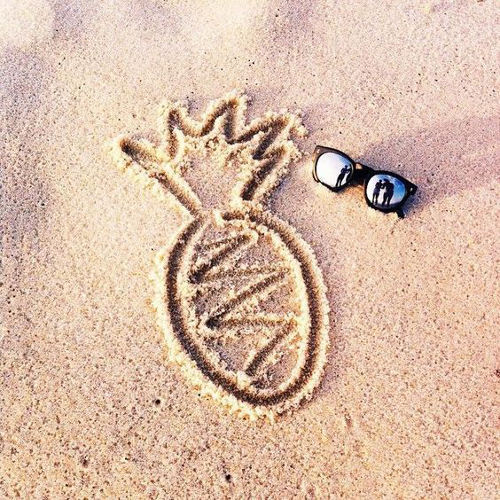 ideas de fotos para subir y arrasar en instagram este verano 14 pineapple piña sunglasses gafas de sol