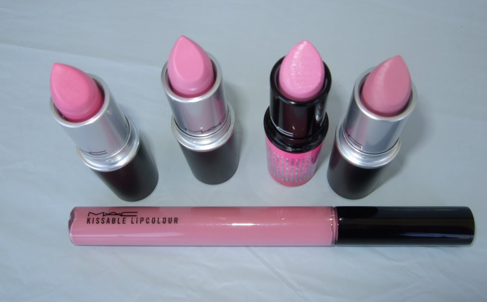 We Should Makeup MAC Pink Friday Lipstick with Comparison Swatches