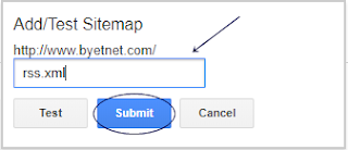 Submit sitemap google-speed-index