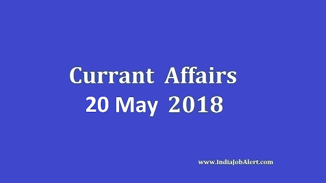 Exam Power: 20 May 2018 Today Current Affairs
