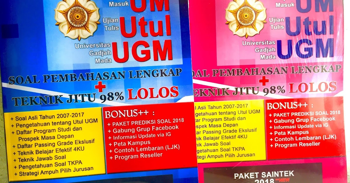 Bimbel Um Ugm Jogja Soal Matematika Um Ugm 2018